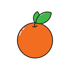 orange icon vector illustration design template
