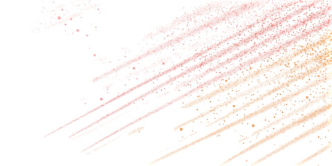 Abstract Illustration With Diagonal Brushstrokes in Pink And Gold Color