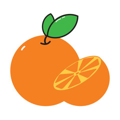orange icon vector illustration design template
