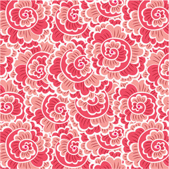 Floral Abstract daisy pattern