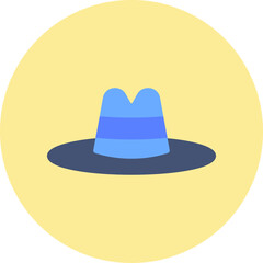 Hat single vector illustration icon