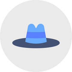 Hat single vector illustration icon