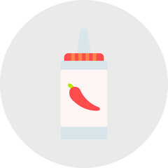 Fototapeta premium Sauce Holder single vector illustration icon