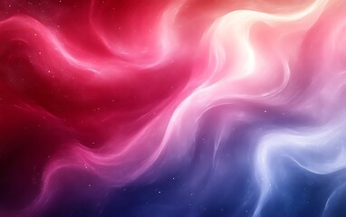 Obraz premium Abstract red, blue, and white swirling nebula texture background.