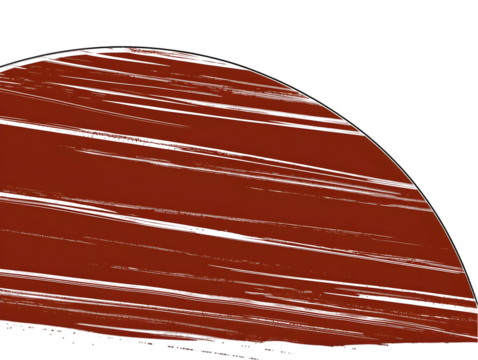 Abstract Red Shape Illustration With White Lines on Transparent Background - Powered by Adobe