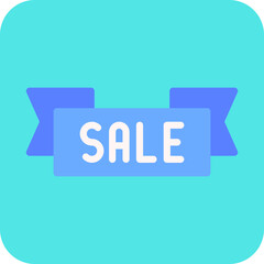 Sale Banner single vector illustration icon