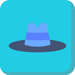 Hat single vector illustration icon