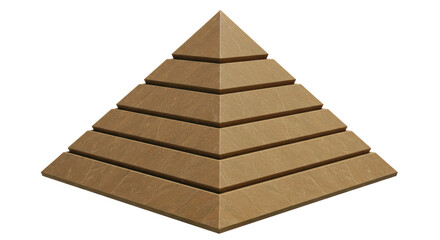 Isolated Pyramid Structure