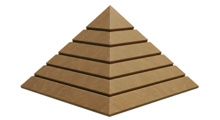 Isolated Pyramid Structure