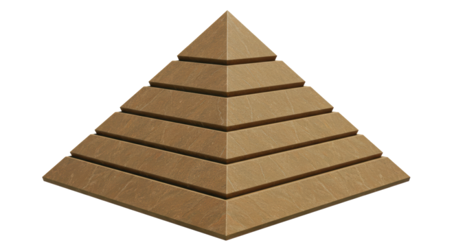 Isolated Pyramid Structure