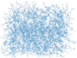 Abstract Winter Texture Background In Blue and White Shades Isolated Image