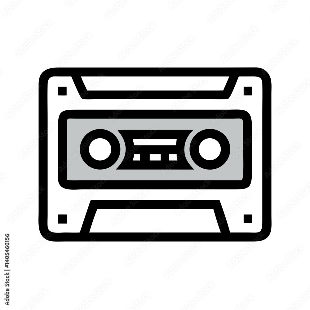 Aufkleber icon representing audio recording and sound capture