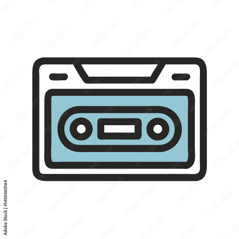 Poster icon representing audio recording and sound capture