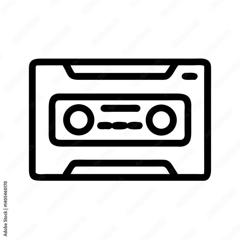 Poster icon representing audio recording and sound capture