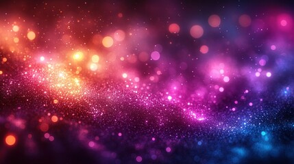Obraz premium Celestial Sparkle: A Symphony of Shimmering Lights