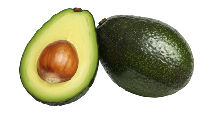 Isolated Avocado Fruit