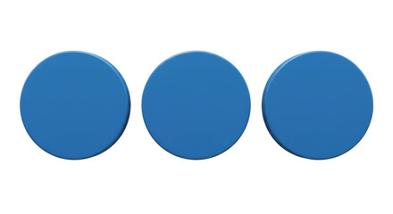 Isolated Blue Circles