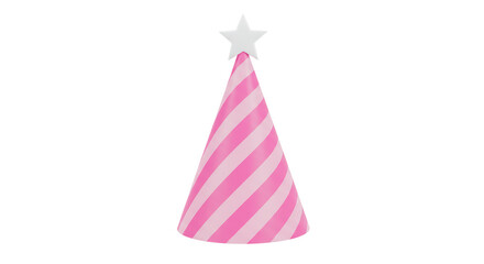 Isolated Birthday Party Hat