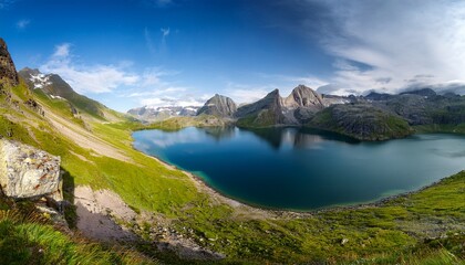 Ostrander Lake Panorama