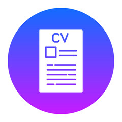 Curriculum Vitae Icon
