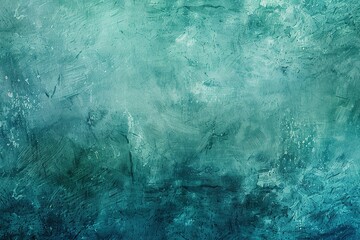 Abstract painted texture shades of teal & turquoise create a calm organic aesthetic