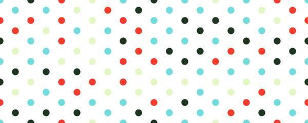 Small polka dot seamless pattern background. color and white dot texture. vector illustration