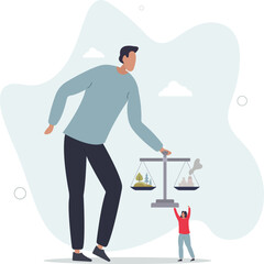 Net zero emissions and carbon dioxide CO2 neutral balance .Strategy to maintain atmosphere neutrality as future nature goal.flat character life .