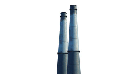 Isolated Industrial Chimneys