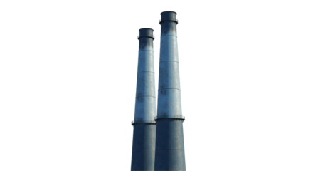 Isolated Industrial Chimneys
