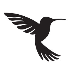 Obraz premium Bird silhouette illustration design