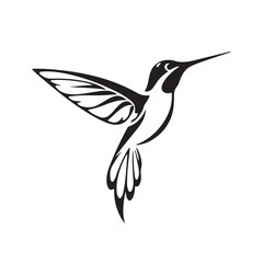 Obraz premium Bird silhouette illustration design