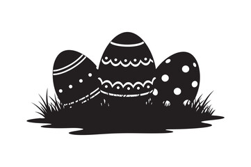 easter egg with bunny and rabbit in colorful spring holiday decoration vector illustrations