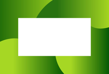 Fototapeta premium Rectangular abstract graphic. rectangle frame icon in a gradient green color