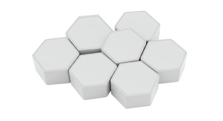 Isolated Hexagon Tiles
