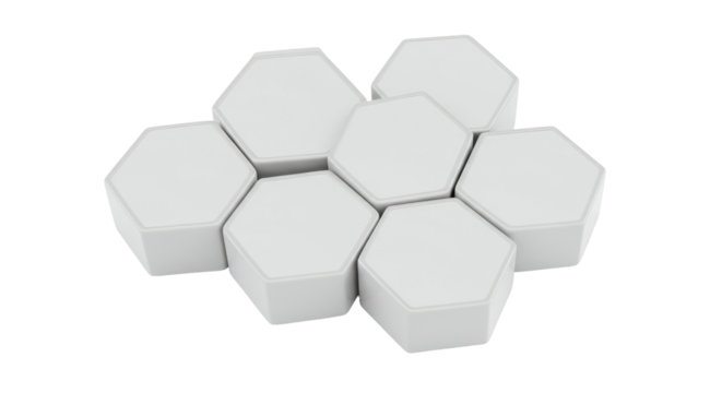 Isolated Hexagon Tiles