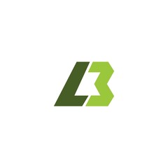 LB vector logo template illustration design