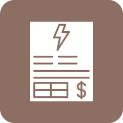 Electricity bill Icon