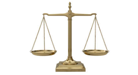 Isolated Scales of Justice