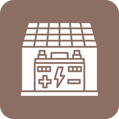 Solar house Icon