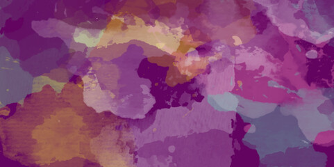 Abstract colorful watercolor background with splashes of texture vector text for cover page . colors: violet and glaucous. cloud, windstorm, pattern, abstract, drawing, beauty. Vibrant paint pattern .