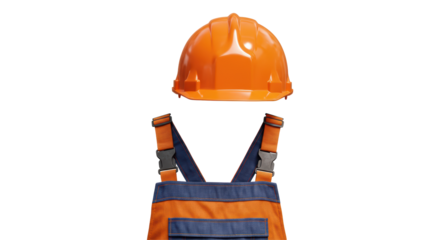 Isolated Construction Worker Outfit