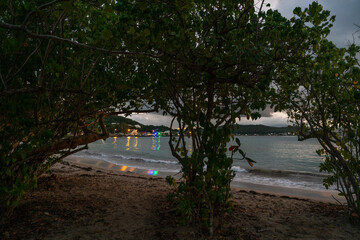 View of Anse La Brèche in Tartane on Martinique in the Caribbean.