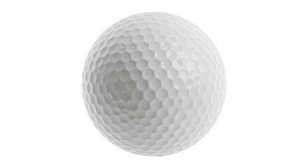 Isolated Golf Ball