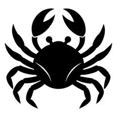 crab on white background