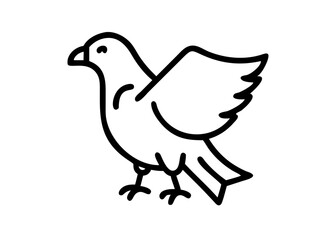 Fototapeta premium eagle. bird animal icon.