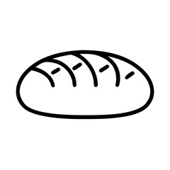 rye bread. food icon. bread.