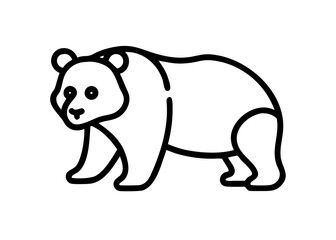 Obraz premium giant panda. animal icon.