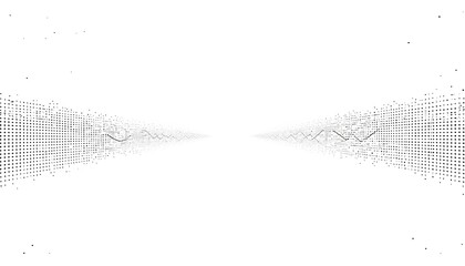 Dynamic visual patterns abstract digital space digital art minimalist environment wide angle depth perception concept