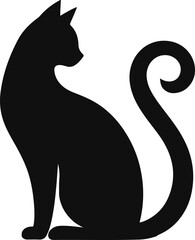 cat vector silhouettes
