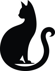 cat vector silhouettes